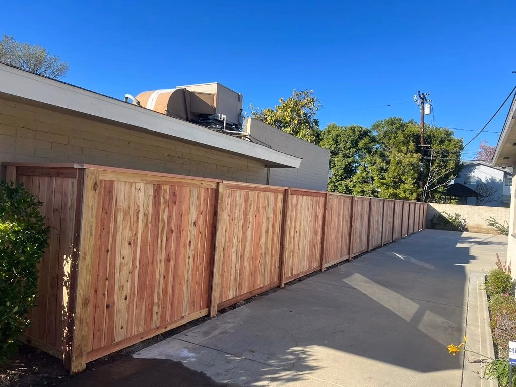 anaheim wood fence installation